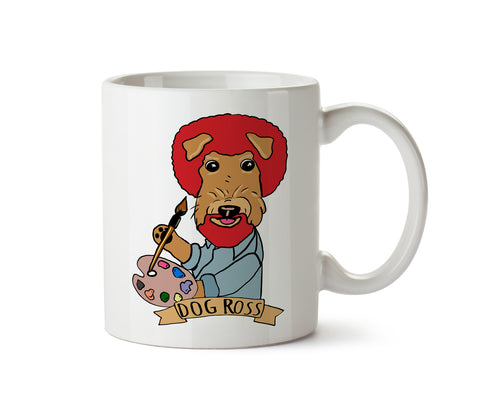 Dog Ross the the Artistic Airedale Terrier Coffee Tea Mug