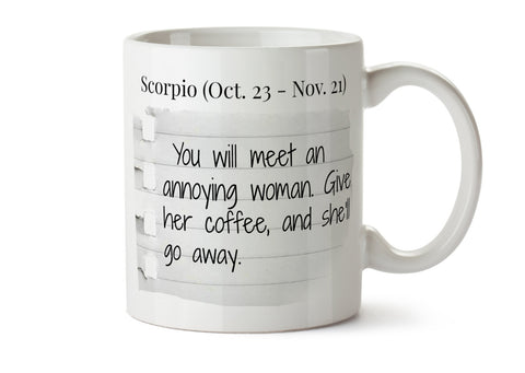 You will Meet An Annoying Woman Quote - Lorelai Gilmore and Luke Danes Coffee Mug -  Add Own Text to Personalize - Gilmore Girls