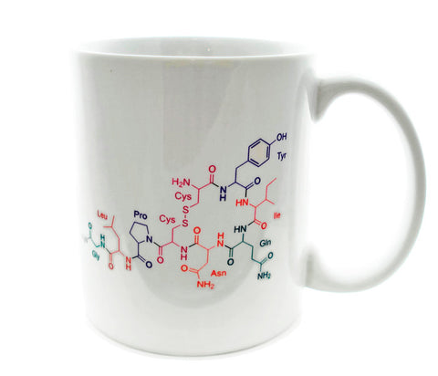 Chemical Compound OXYTOCIN Love Hormone   - 11 ounce DISHWASHER / Microwave Coffee Mug - Superb GIFT - May Add Own Text