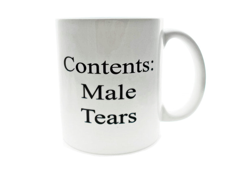 SALE Contents MALE Tears - 11 ounce Coffee Mug - Superb GIFT